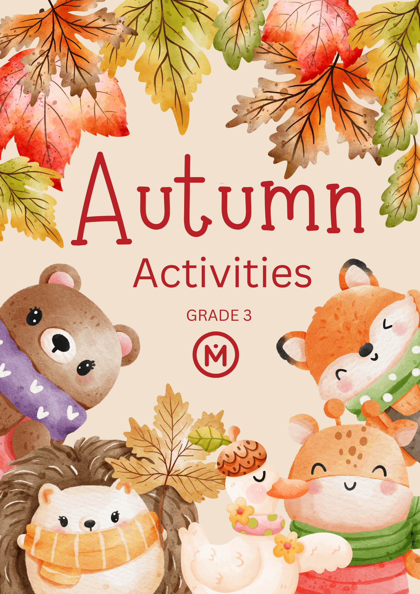 Grade 3 Fall Activity Pack